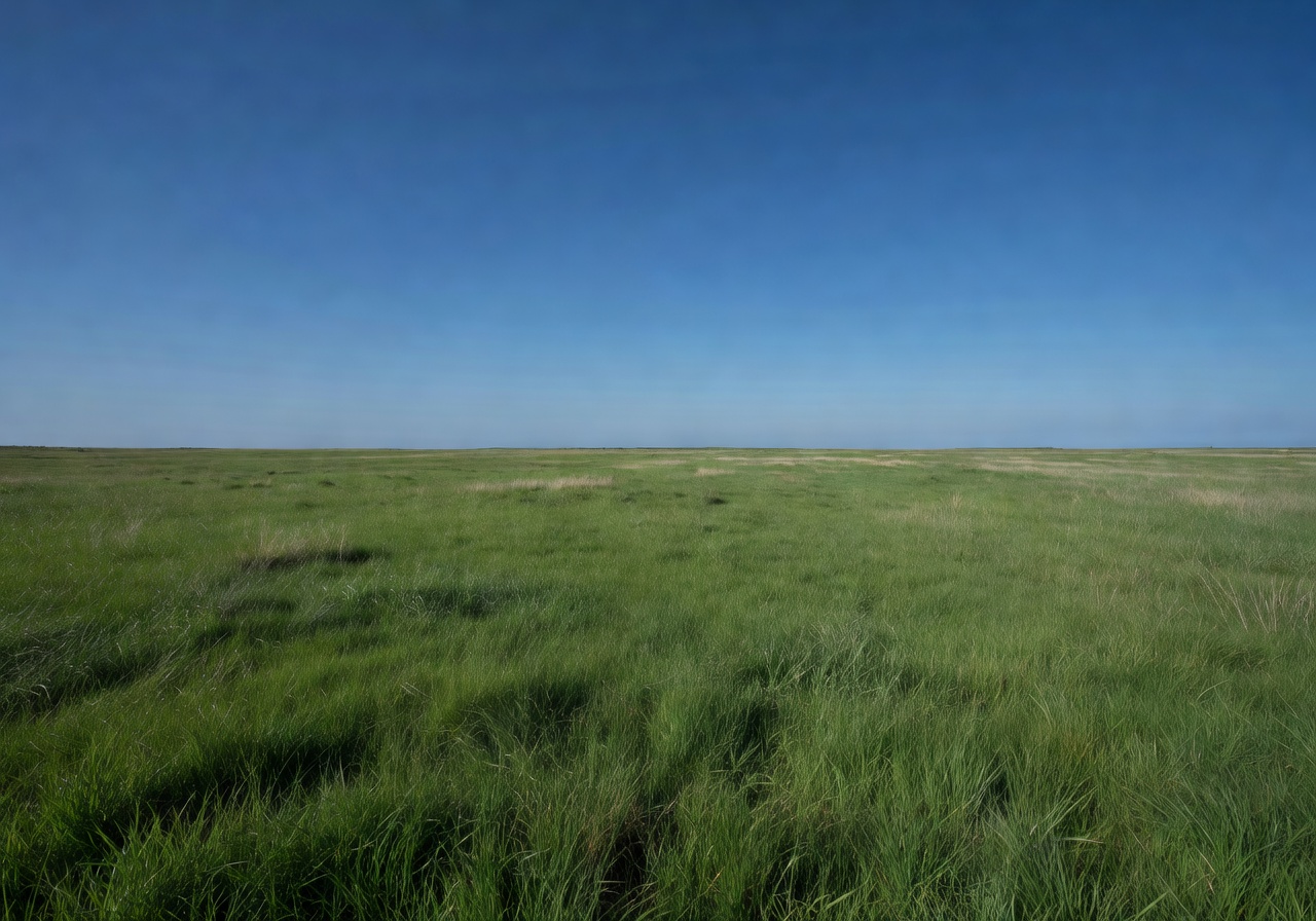Ta Qali National Park expansive green field under a clear blue sky